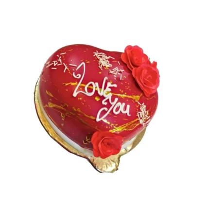 Red Heart Chocolate Cake